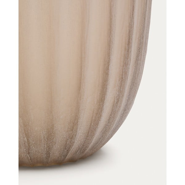 Bēša stikla vāze (augstums 27 cm) Lumia – Kave Home-image-3