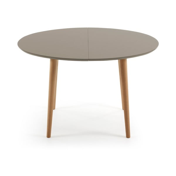 Izvelkams ēdamgalds no dižskābarža koka Kave Home Oakland, 120 x 90 cm-image-1