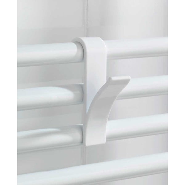 Balti plastmasas piekarināmi āķi (2 gab.) – Wenko-image-2