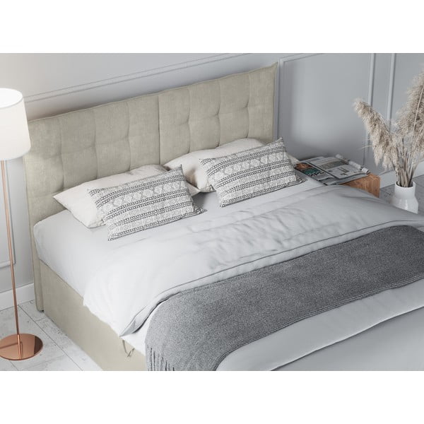 Bēša divguļamā gulta Mazzini Beds Echaveria, 160 x 200 cm-image-1