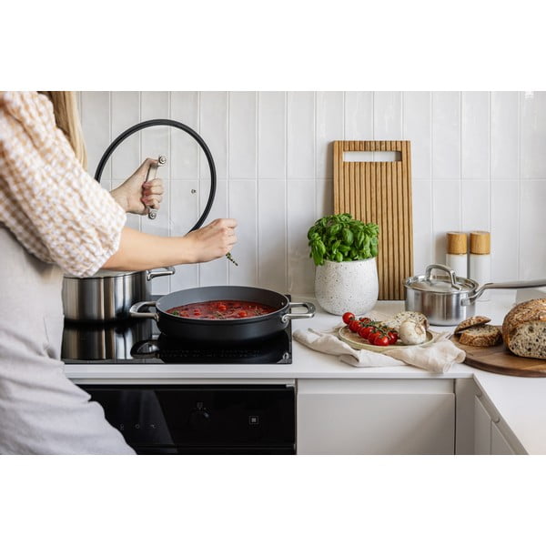 Panna ar vāku/ar keramikas pārklājumu ø 28 cm tegame Meda 3.0 – FABINI-image-4