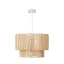 Dabīga toņa rotangpalmas griestu lampa ar rotangpalmas abažūru ø 38 cm Natural Way – Casa Selección