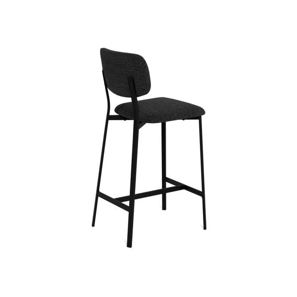 Tumši pelēki polsterēti bāra krēsli (2 gab.) (sēdekļa augstums 68,5 cm) Alison – Actona-image-2