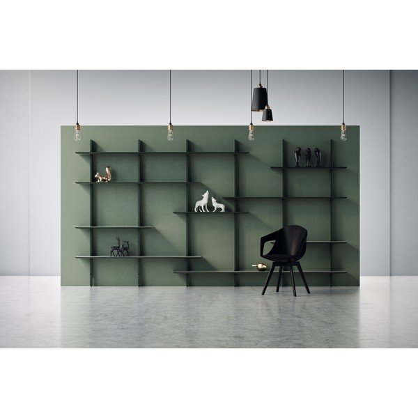 Melns plaukts Tenzo Bridge, platums 162 cm-image-4