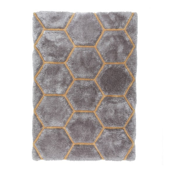 Pelēks paklājs Flair Rugs Honeycomb, 160 x 230 cm