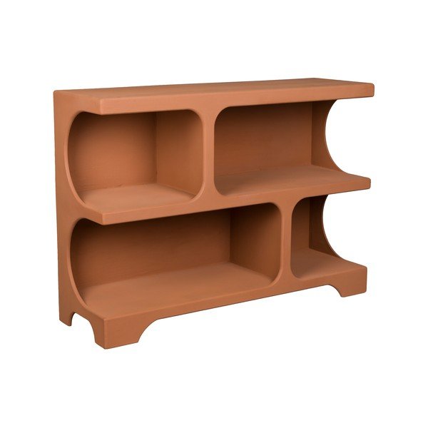 Terakotas oranžs grāmatplaukts 120x85x37 cm Dundee – Dutchbone-image-2