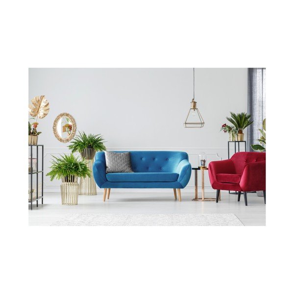Zils divvietīgs dīvāns Mazzini Sofas Amelie-image-2