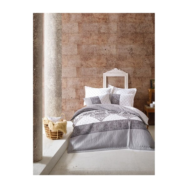 Kokvilnas vienvietīga gultas pārklājs Alope, 180 x 230 cm