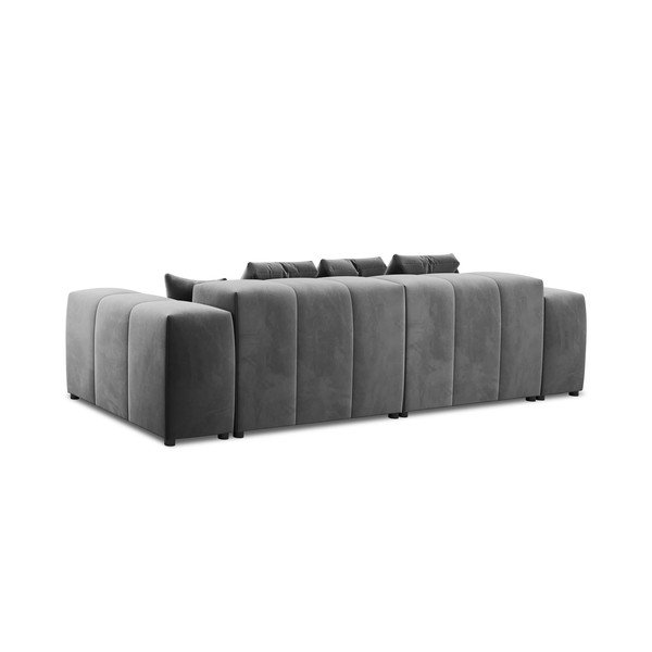 Pelēks samta dīvāns 320 cm Rome Velvet – Cosmopolitan Design -image-4