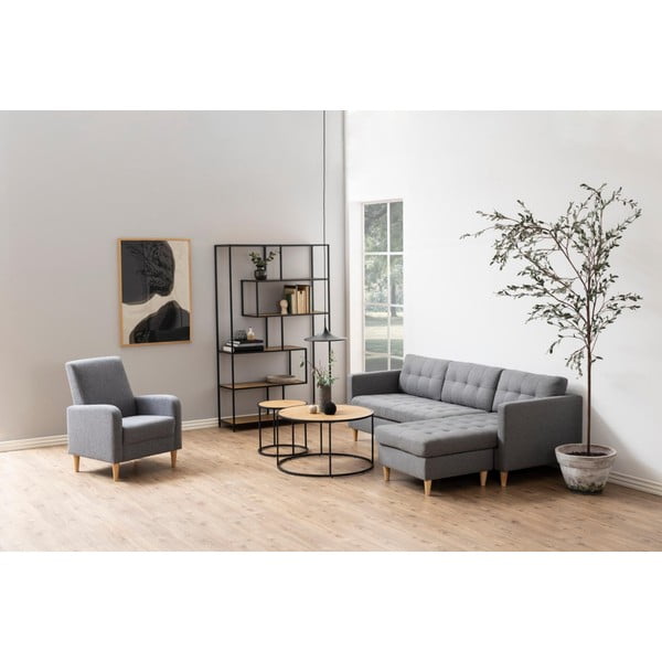 Melns apaļš žurnālgaldiņš ø 80 cm Seaford – Actona-image-2