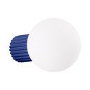 Tumši zila metāla sienas lampa ø 12 cm Orbital – Sollux