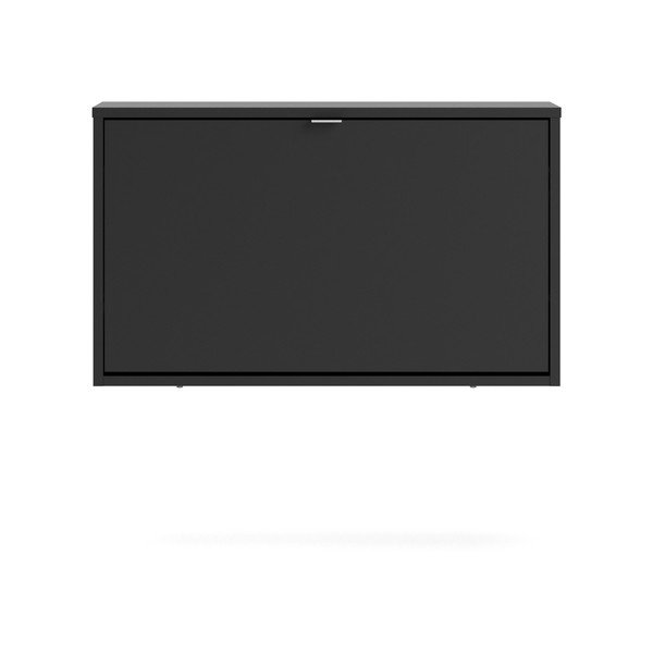 Melns atverams/piekarināms apavu plaukts Shoes – Tvilum-image-2