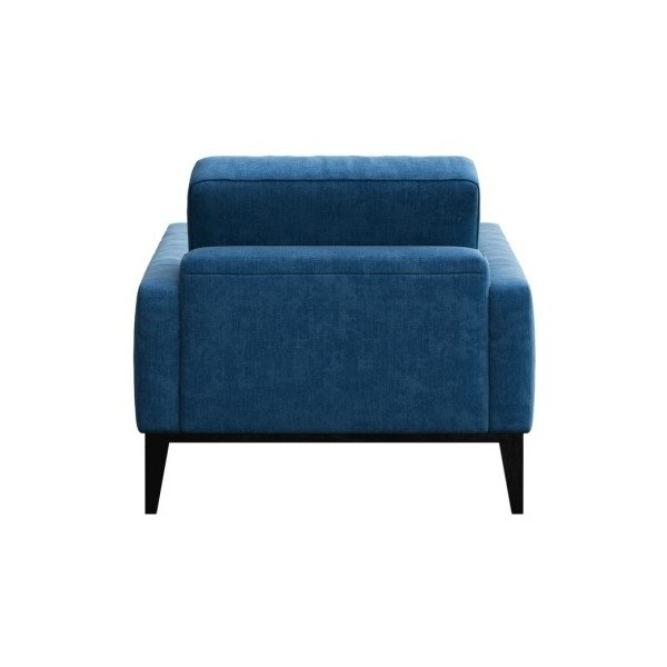 Zils krēsls ar koka kājām MESONICA Musso Tufted-image-1
