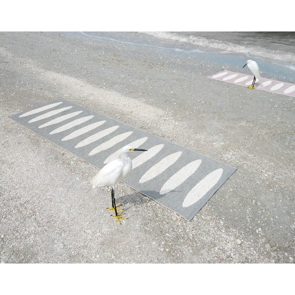 Pelēks iekštelpu un āra celiņa paklājs 70x150 cm Ella Warm Grey – Pappelina-image-3