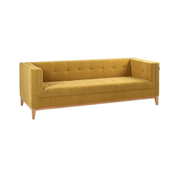 Dzeltens trīsvietīgs dīvāns Custom Form By Tom
