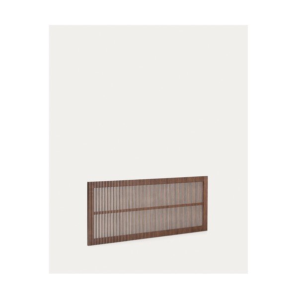 Tumša dabīga toņa oša masīvkoka gultas galvgalis 175x70 cm Beyla – Kave Home-image-3