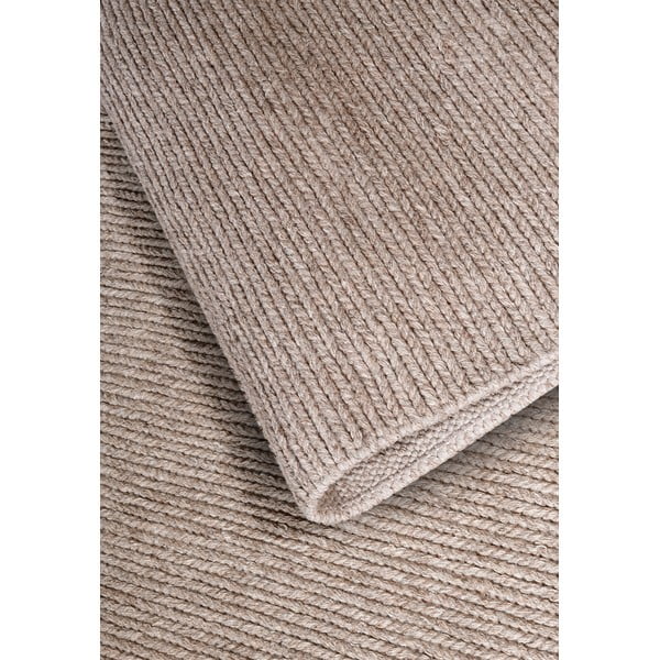 Gaiši brūns ar rokām darināts vilnas paklājs 60x90 cm Francois – Villeroy&Boch-image-4