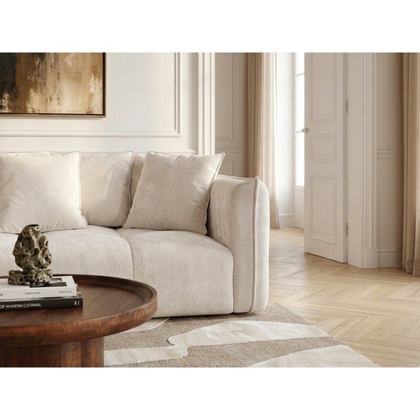 Balts dīvāns no šenila auduma Harlem – Bobochic Paris-image-2