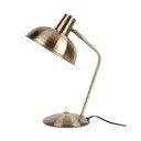 Zelta krāsas galda lampa Leitmotiv Hood