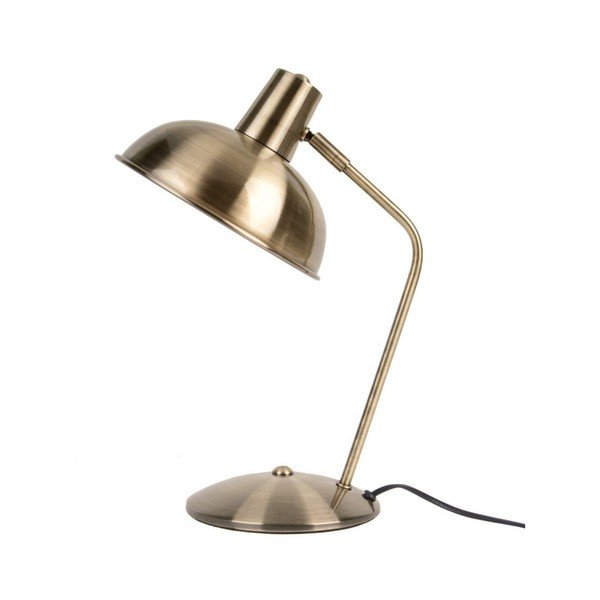 Zelta krāsas galda lampa Leitmotiv Hood