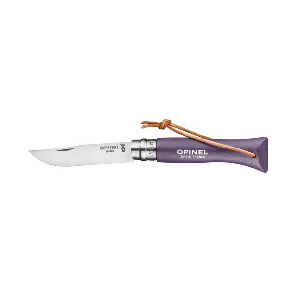 Opinel Trekking N°06 pelēki violets saliekamais nazis