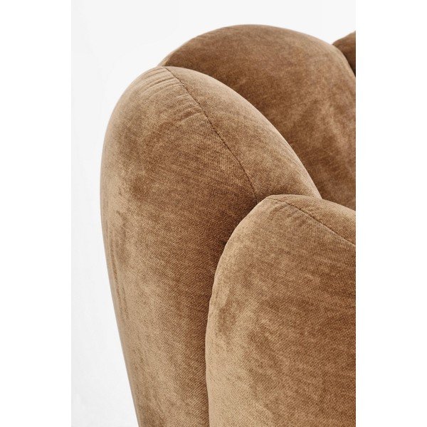 Brūns atpūtas krēsls Tulip – Bizzotto-image-1