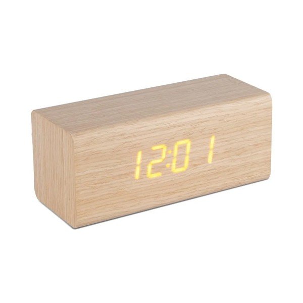 Digitāls/galda modinātājpulkstenis Timber – Balvi