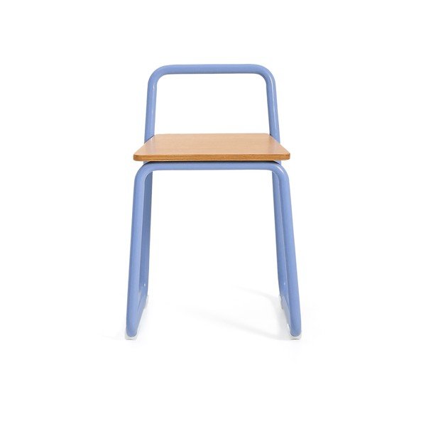 Zils metāla bērnu krēsls Tinn – Kave Home-image-2