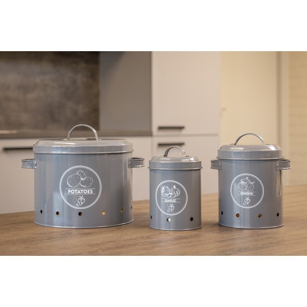 Tērauda pārtikas uzglabāšanas konteiners kartupeļiem Secret Du Potager – Esschert Design-image-2