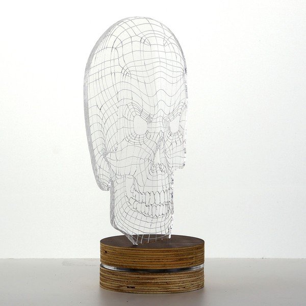 3D galda lampa Bad Skull-image-1