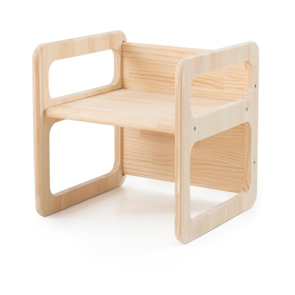 Bērnu krēsli no koka (3 gab.) Natural – Little Nice Things-image-2