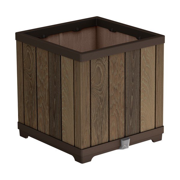 Plastmasas pašlaistošs puķu pods Deco Square – Keter