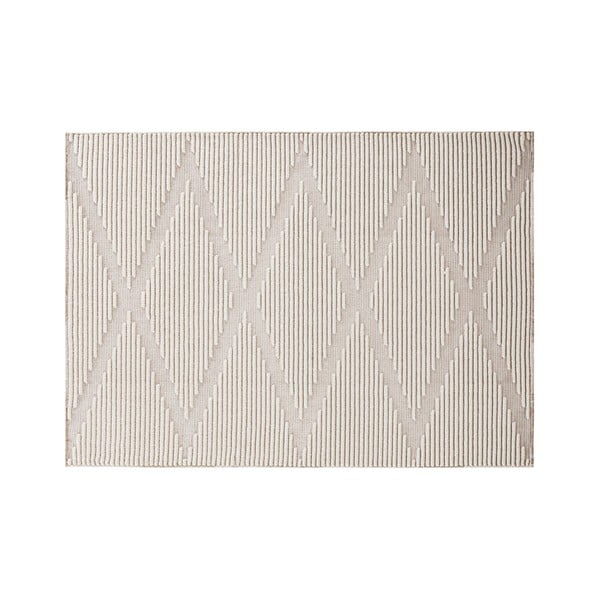 Krēmkrāsas mazgājams paklājs 108x154 cm Lena – Webtappeti