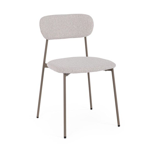 Gaiši brūns polsterēts pusdienu krēsls Inka – Yes Everyday