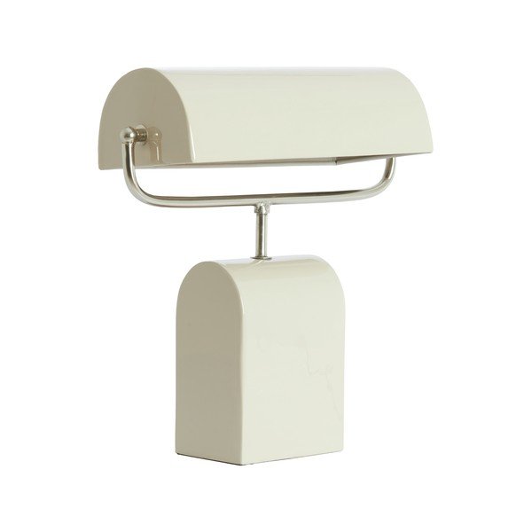 Krēmkrāsas metāla galda lampa (augstums 38 cm) Cardona – Light & Living