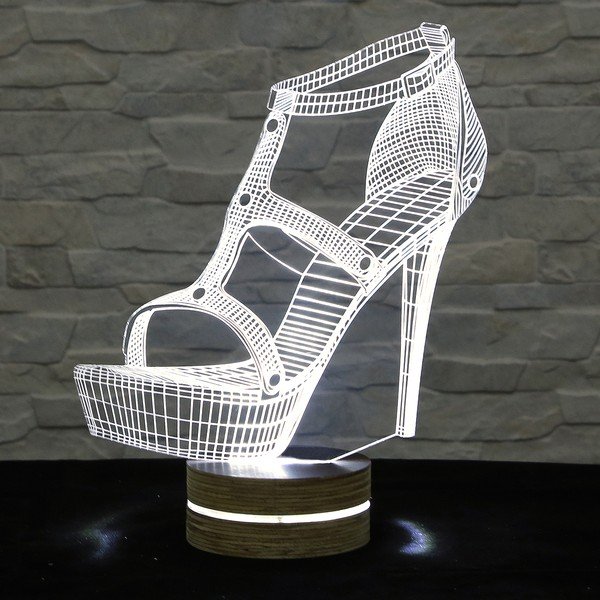 Apavu 3D galda lampa