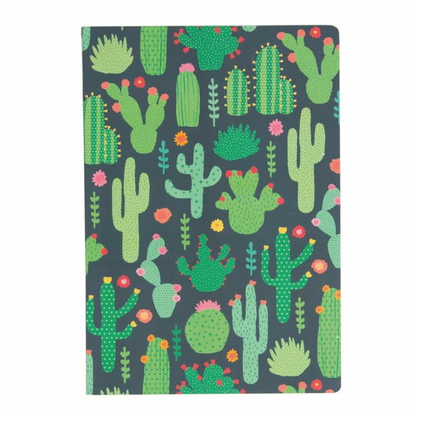 Sass & Belle Krāsaina kaktusu piezīmju grāmatiņa