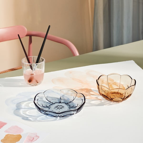 Gaiši zili deserta stikla šķīvji (2 gab.) ø 16 cm Lily – Holmegaard-image-4