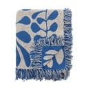 Zils pleds 130x160 cm Nevine – Bloomingville