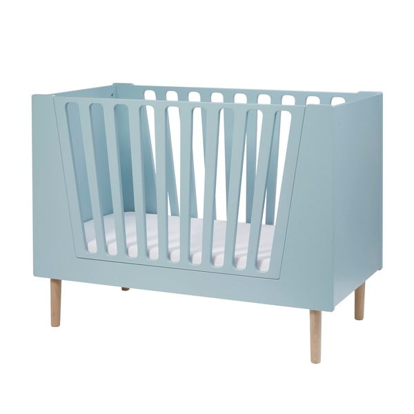 Zila bērnu gultiņa Izgatavots pēc brieža, 120 x 60 cm