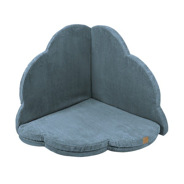 Tirkīzzils bērnu rotaļu paklājiņš 160x160 cm – Meowbaby-image-3