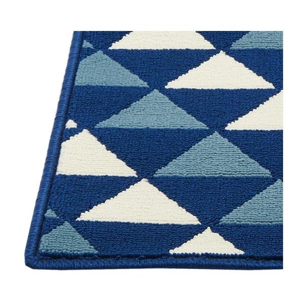Tumši zils āra paklājs Floorita Triangles, 133 x 190 cm-image-3