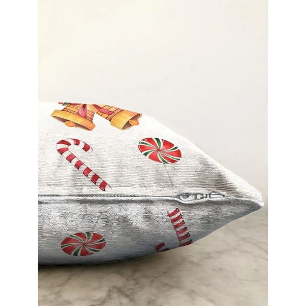 Spilvendrāna ar Ziemassvētku motīvu 43x43 cm – Mila Home-image-1