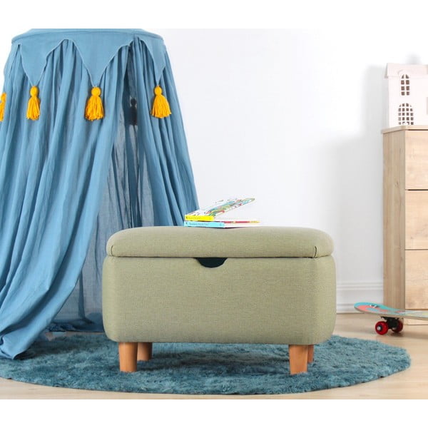 Gaiši zaļš bērnu pufs Moouv – Artie-image-4