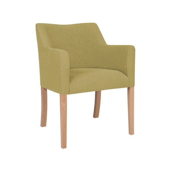 Dzeltens krēsls ar atzveltnēm Micadoni Home Marcino-image-4