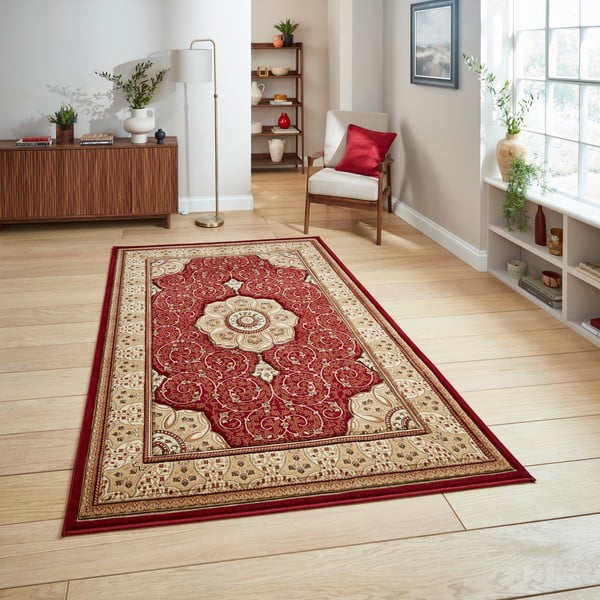 Sarkans paklājs 80x140 cm Heritage – Think Rugs-image-2
