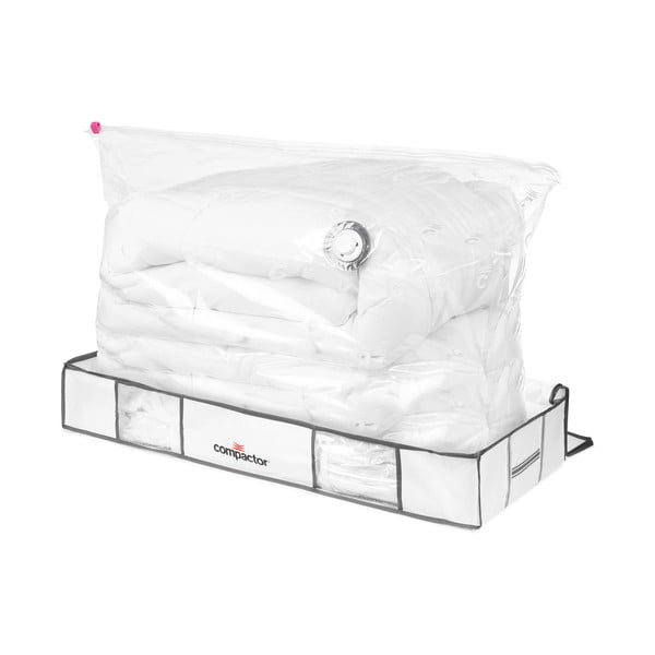 Vakuuma tekstila/plastmasas uzglabāšanas kaste zem gultas 105x45x15,5 cm Life – Compactor-image-3