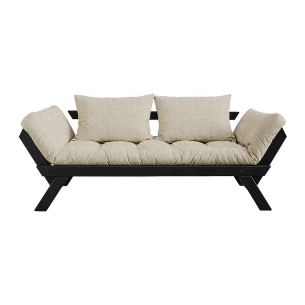 Izvelkamais dīvāns Karup Design Bebop Black/Linen Beige