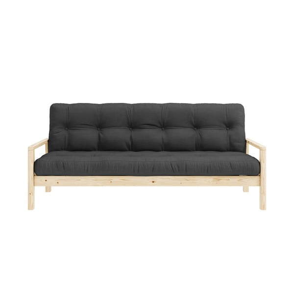 Tumši pelēks salokāms dīvāns 205 cm Knob – Karup Design