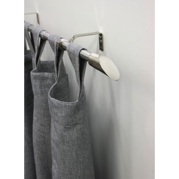 Metāla izvelkamā aizkaru stanga 120–210 cm Elipsa – Gardinia-image-1